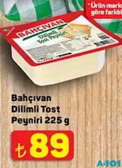 BAHÇIVAN DİLİMLİ TOST PEYNİRİ 225 G